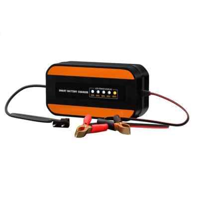 Intelligent 12V Battery Charger Lead-acid Battery Pulse Repair Charger Universal