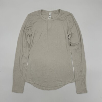 Lululemon Hold Tight Long-Sleeve Shirt Bone