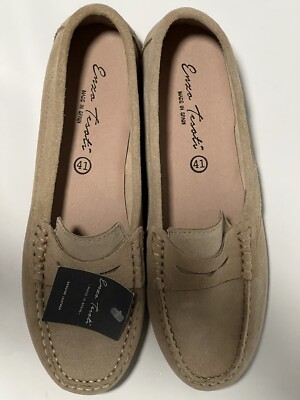 Enzo Tesoti Genuine Suede Leather Loafer Moccasin Flat  display picture 3