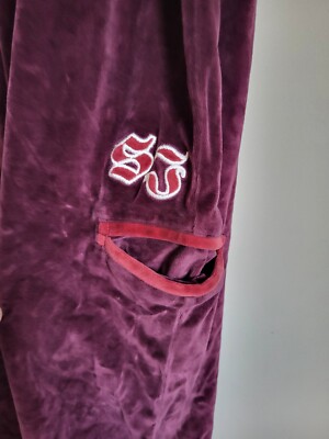 Vintage Sean John Purple Velour Track Suit Y2K OG Size XL-20 RARE