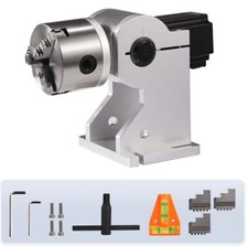Monport 80MM 3Backen Drehaufsatz Drehachse Rotary Axis für Faser laser gravierer