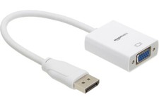 NEW AmazonBasics DisplayPort to VGA Display Monitor Cable Adapter Converter