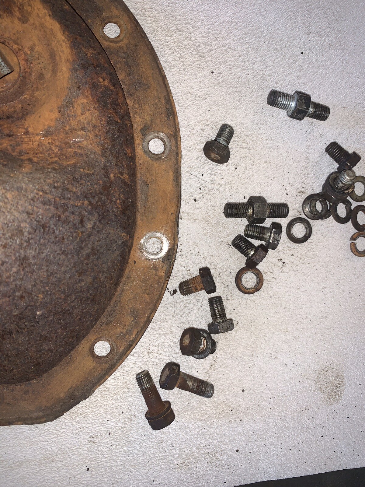 MOWOG Differential Cover DAM2441 w/ Bolts Off MGB Tube / Salisbury Axle