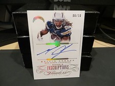 Panini Flawless Gold Imscriptions Autograph Chargers Melvin Gordon 06/10  2015