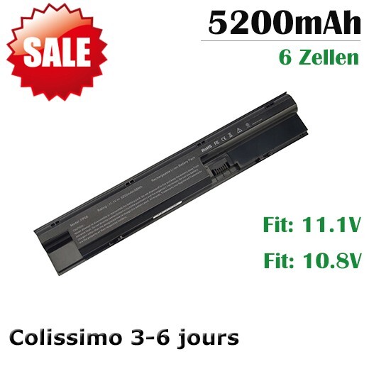 Batterie HP ProBook 450 G1 et 440 G0 - Bloc d'alimentation FP06 pour PC portable