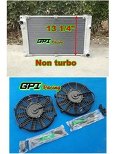 Aluminum Radiator For Porsche 944 2.5l 2.7l Non Turbo Manual 1985-1991  Fans
