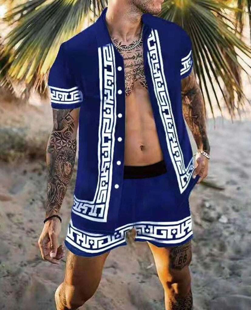 Navy shirt shop and shorts