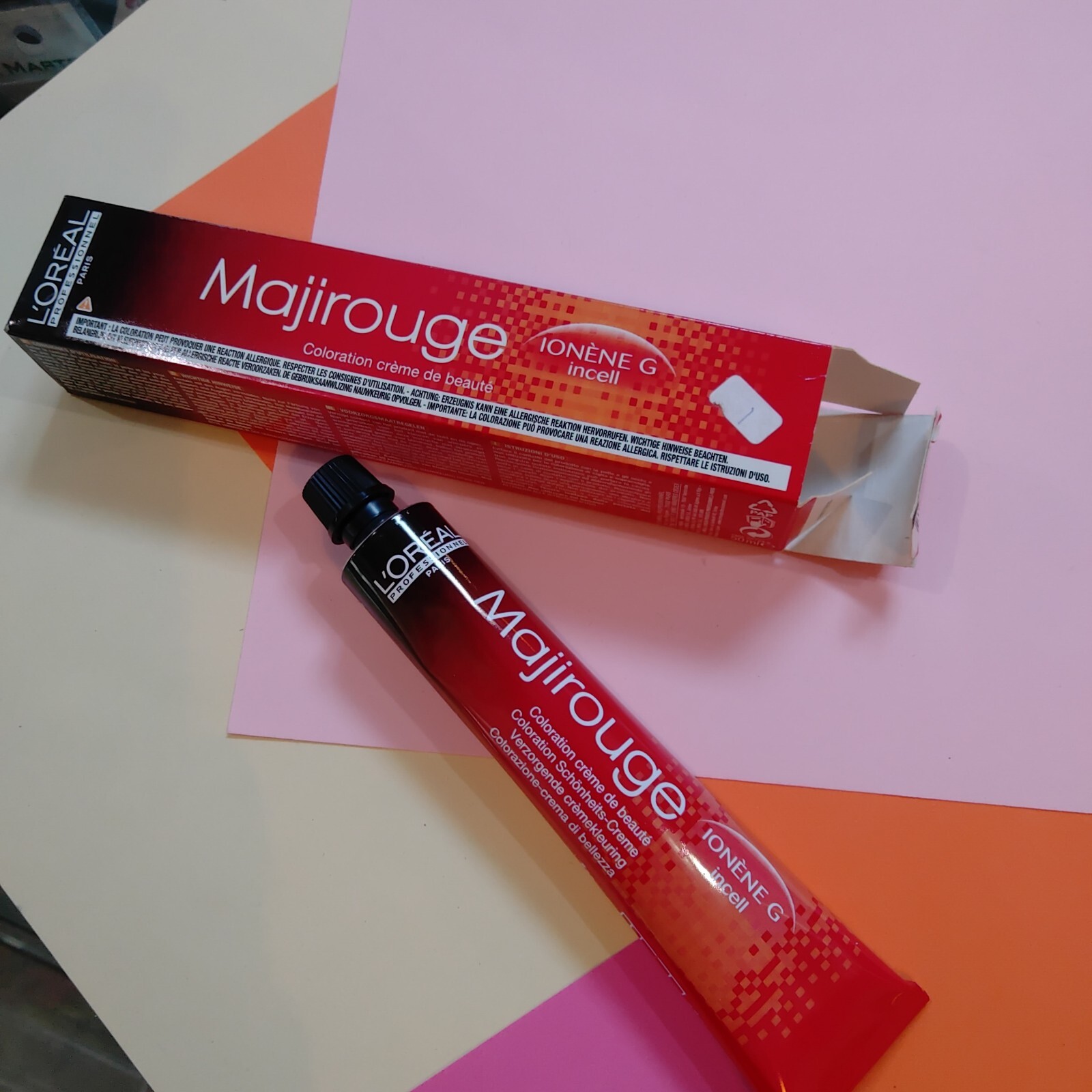 1 L'OREAL PROFESSIONNEL  MAJIREL 5,65 castano chiaro rosso mogano   50ml)