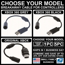 NEW Breakaway Dongle Cable Cord Adapter For Original/Xbox/360/PC/USB Controller