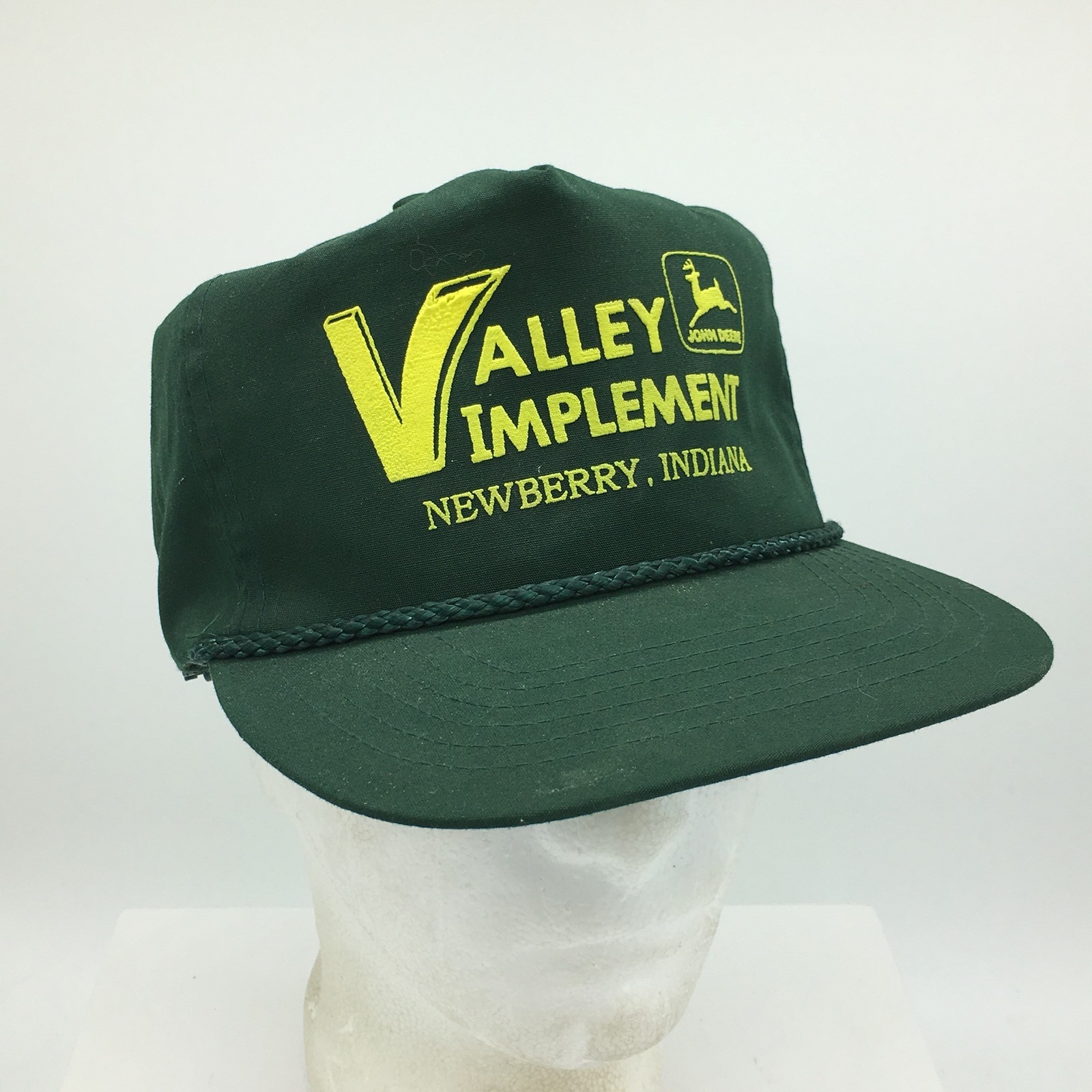 Vtg Valley Implement John Deere Logo Newberry IN Gree… Gem