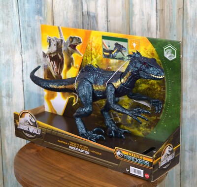 Jurassic World Track N Attack Indoraptor Dinosaur With Sounds & Attack Eyes Glow