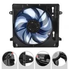 Cooling Fan Assembly For 2012 2013-2018 Jeep Wrangler Electric Radiator 624080