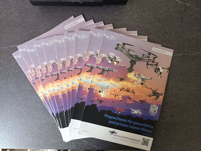 10x DS24 Flugnachweisheft Flugbuch für Profi & private Copterpiloten
