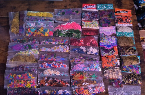 Huge Lot 50 Card Table Confetti Party Supplies Confettio’s Paper Art Jimmy Jem's