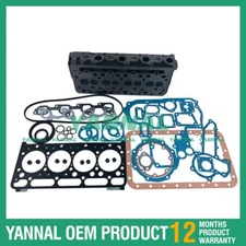 New Kubota V2403 "complete“ Cylinder head with Full Gasket set