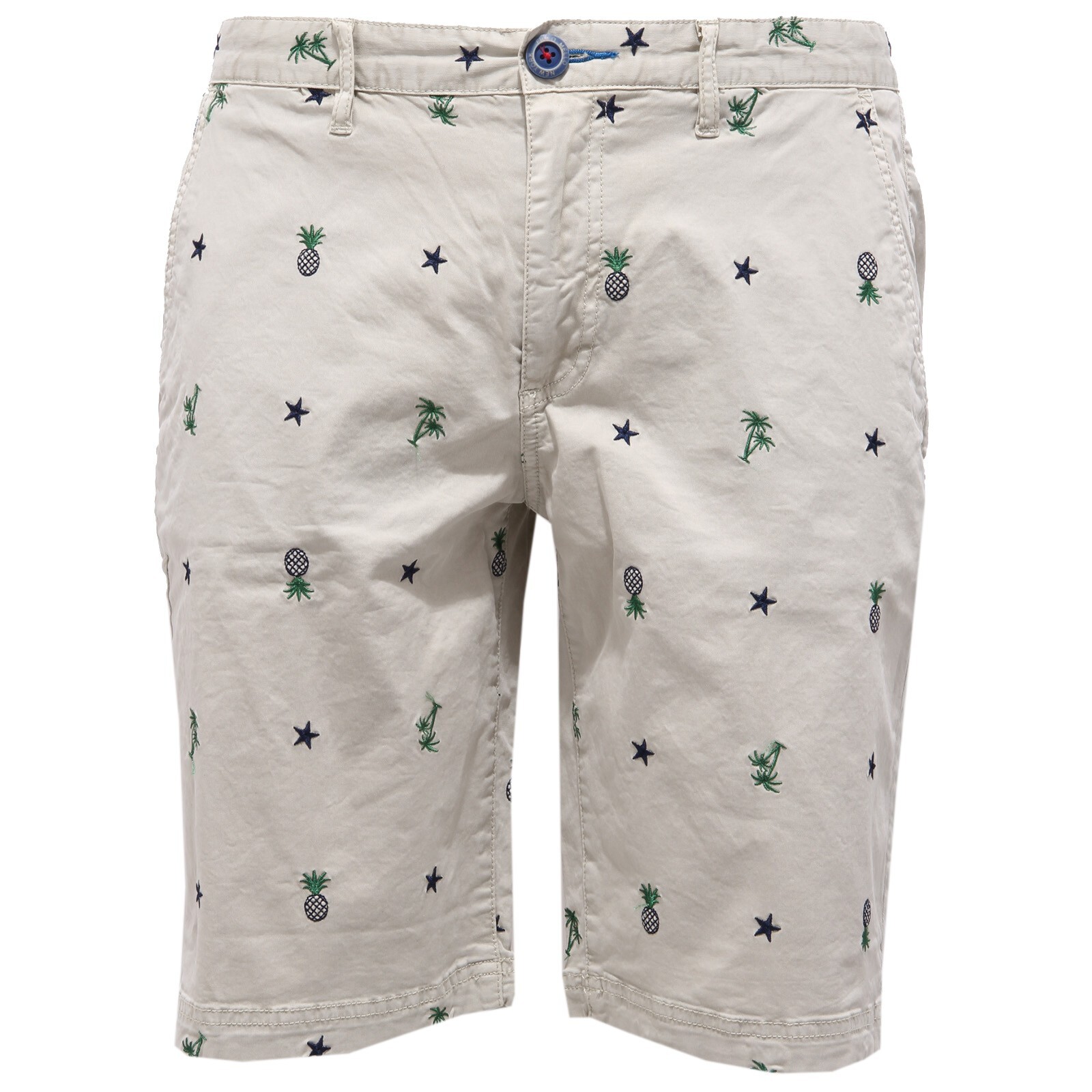 0227AB bermuda uomo FRED MELLO BEIGE короткие брюки из хлопка с вышивкой 14290₽