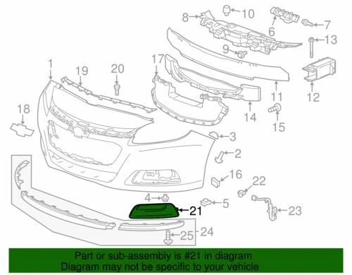 Genuine GM 2013-2016 Chevrolet Malibu Limited Malibu LS LT Trim Cover 20768848 - Imagem 2 de 2