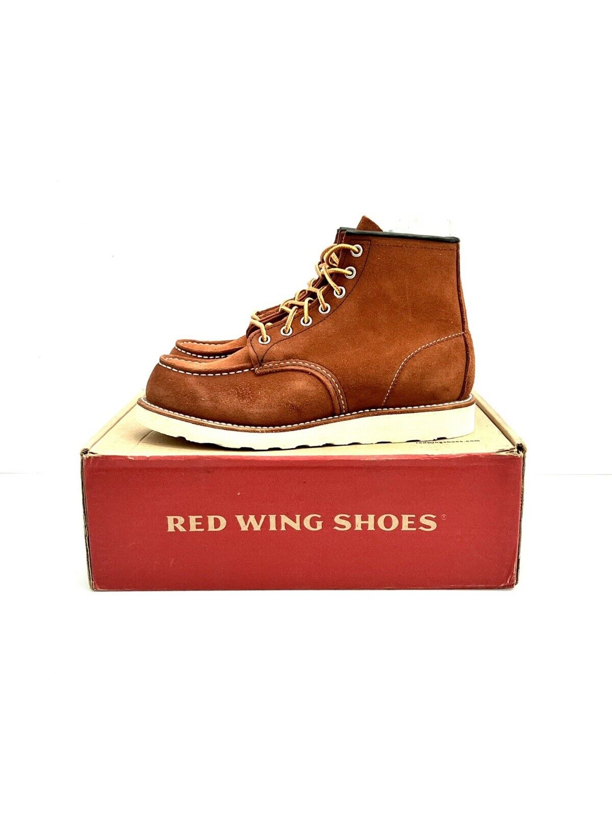 Red Wing Heritage 6” Moc Toe Rare #8810 Copper Abilene Leather 