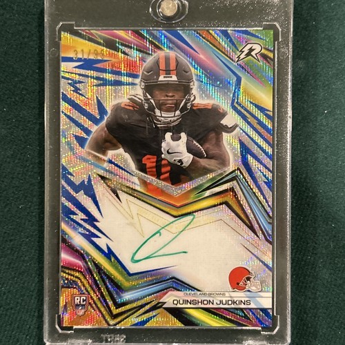2025 Topps Resurgence Quinshon Judkins Neon Initiates SSP Rookie Auto 31/99￼