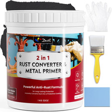 Rust Converter for Metal, 2 in 1 High-Flow Fluidity Converts Rust, Rust Converte