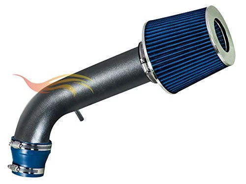 BCP RW BLUE 1993-1995 Rodeo Trooper Passport 3.2L SOHC V6 Air Intake Kit+Filter - Image 3 of 4