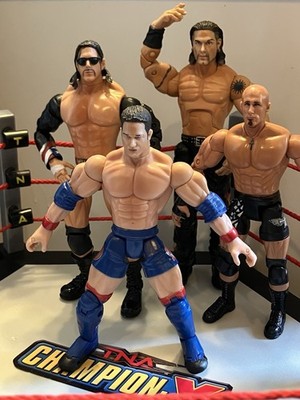 TNA Marvel Toys ToyBiz LOT AJ Styles Lane Hoyt Christopher Daniels Chris Harris
