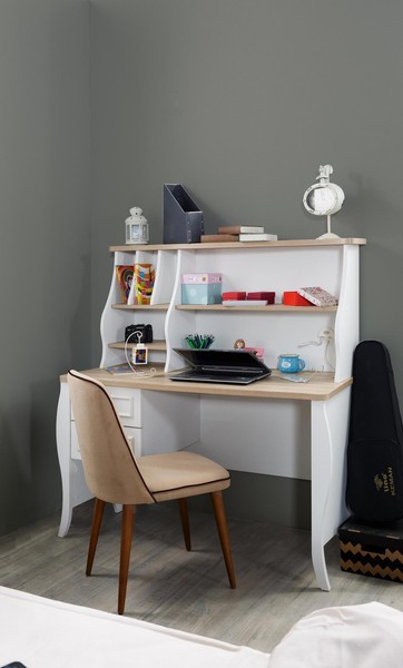 Luxus Schreibtisch Holz MöBel Design Tisch Einrichtung Designer Tische-image