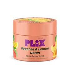 Plix Peaches & Lemon Detan Scrub 200g | Skin Polishing Exfoliant | Herbal Care