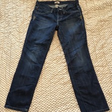 Gap Women  s Dark Wash Blue Denim Skinny Slim Stretch Jeans Sz 2/26 Mid Rise