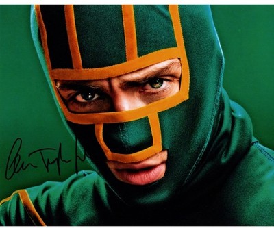 Aaron Taylor-Johnson Kick-Ass Original 10×8 handsigniertes Foto - + COA