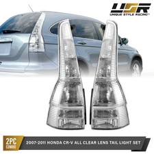 Clear Lens Tail Light Set Lr For 07-11 Honda Cr-v Crv Suv All Models Clear Lens Tail Light Set Lr For 07-11 Honda Cr-v Crv Suv All Models