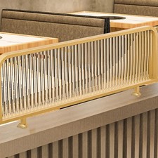 Restaurant Booth Screening Divider Partition Small Glass Screen Home Decor US