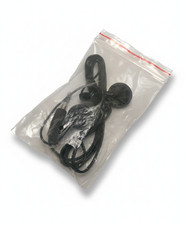 Dual 3.5mm Wired Stereo Headset Earbuds Universal Headphones Black