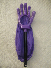 Seasons Halloween Trick or Treat Monster Hand Candy Bag Purple 
