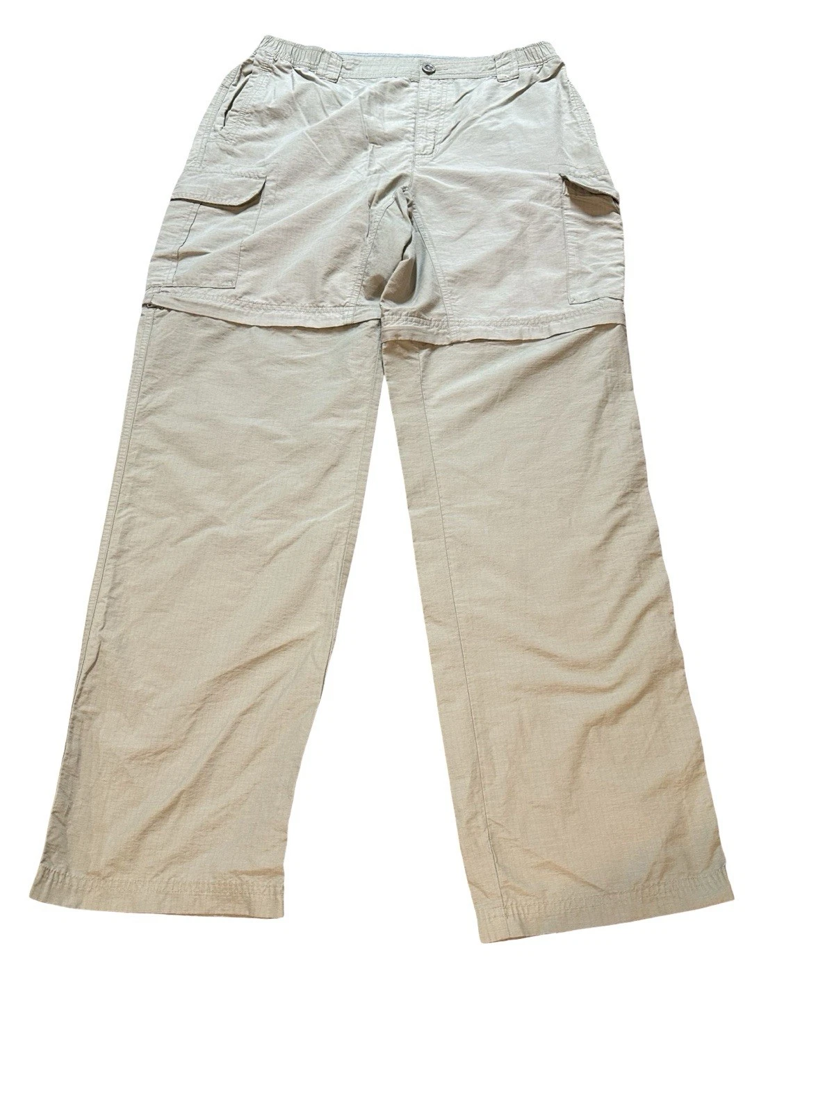 Columbia Silver Ridge Convertible Cargo Pants Men's 33x33.5 Beige Hike