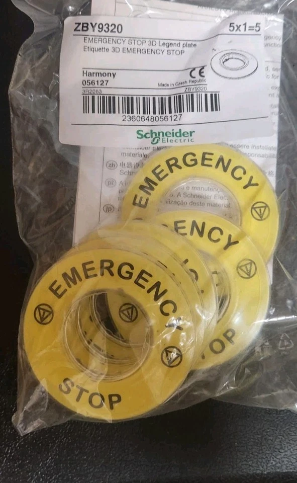 (Lote de 15- Novo Na Caixa) Botão SCHNEIDER ELECTRIC ZB5AT84 22mm, Vermelho - Imagem 3 de 4