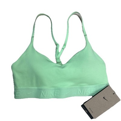 Nike Women's Indy Light- Low Support Padded Adjustable Sports Bra -Green, XS NWT