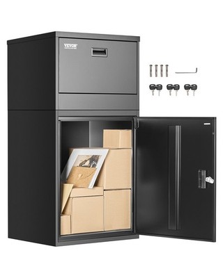 Package Delivery Boxes for Outside,38.6 in Mailbox for Parcel with Lock,Galvan