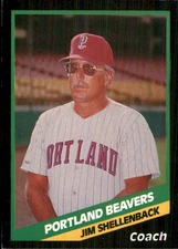 Jim Shellenback 1988 CMC Portland Beavers #25 RC FREE SHIPPING AutographDen