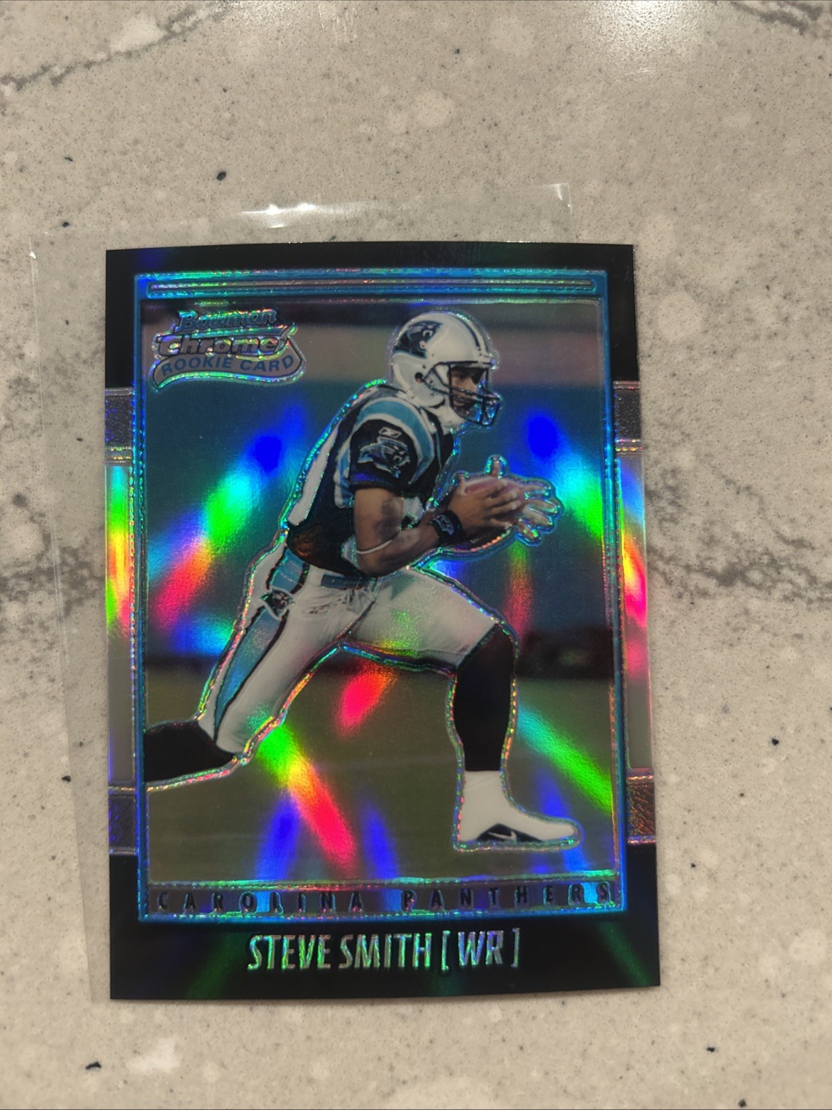 2001 Bowman Chrome #132 Steve Smith Rookie Refractor /1999