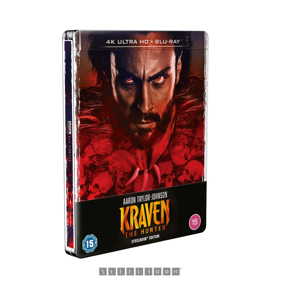 Kraven The Hunter 4K UHD Steelbook (4K UHD Blu-ray) Alessandro Nivola - Image 2 of 4