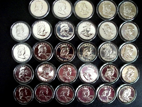 FRANKLIN HALF DOLLAR LOT (PROOF) 1963