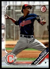 2019 Bowman Prospects Triston McKenzie Cleveland Indians #BP-40
