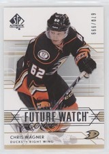 2014-15 SP Authentic Future Watch 670/999 Chris Wagner #249 5j8