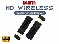 Wireless HDMI Transmitter and Receiver with USB C to HDMI Adapter