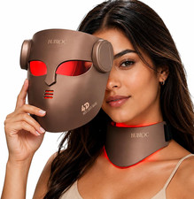 4D Wireless Red Light Therapy for Face and Neck with 400 LEDs,8 1 Color Light