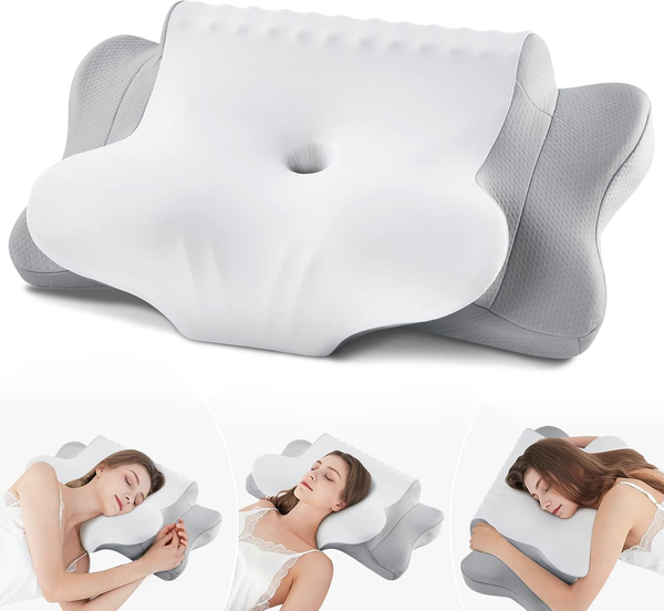 Nackenkissen BüCherkissen Kopfkissen, Memory Foam Kissen Ergonomisches Kopfkisse-image