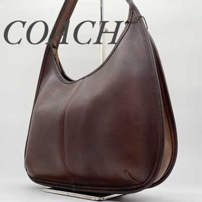 バッグ Vintage Coach Ergo Shoulder Bag 9025 COACH Vintage Ergo Shoulder Bag 9025 Brown Grab Tan Leather