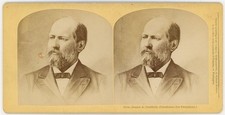 PRESIDENT SV - James A. Garfield Portrait - Kilburn Brothers c1880