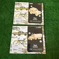 Robotime Rolife 3D Wooden Puzzle Set - Jeep JP232 Truck JP245 NEW Sealed